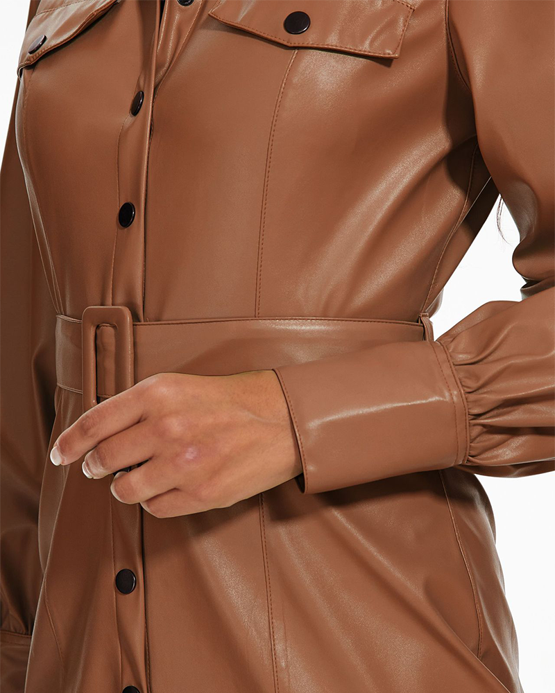 EB | Taille Slim Jacke Windbreaker Mantel