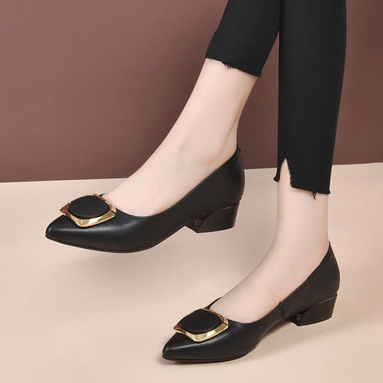 Damen-Halbschuhe mit flacher spitzer Zehe EB EB