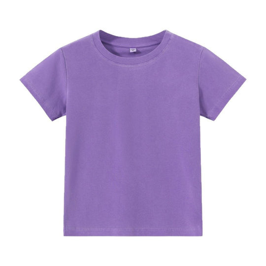 EB | Schillerndes altes kurzes T-Shirt mit Färbung