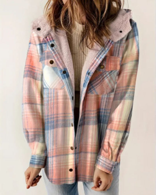 EB | Kariertes Jacket mit Sherpa Futter