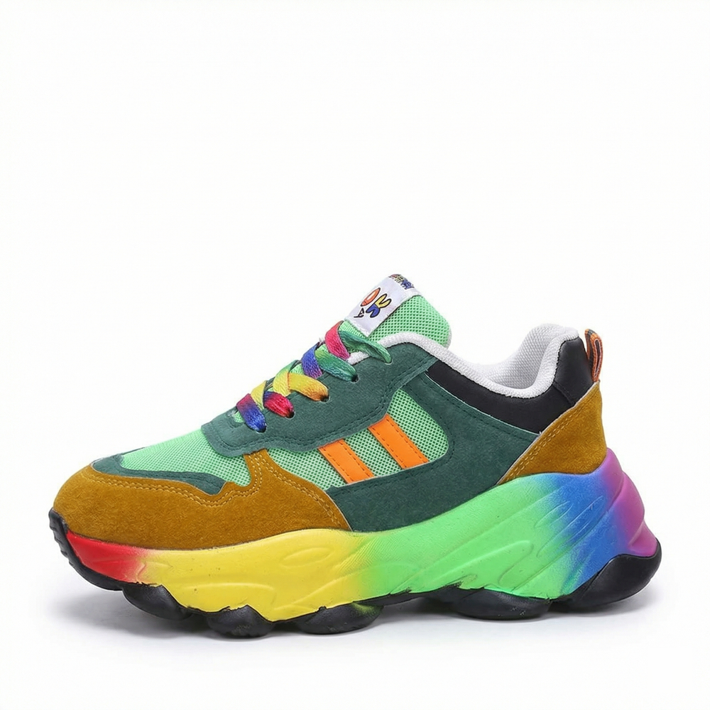 EB - Bunte orthopädische Turnschuhe mit Stil