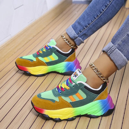 Stilvolle bunte orthopädische Sneakers EB