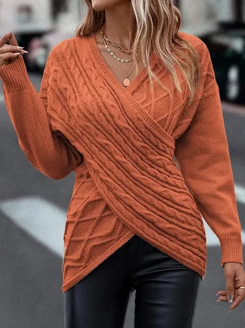 EB | Stilvoller Leichter Strickpullover für Frauen