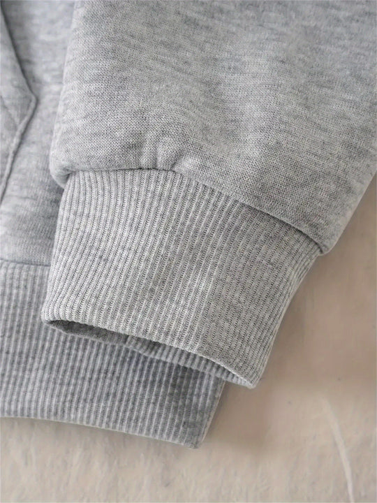 EB | Kapuzenpullover mit Weihnachtsdruck Baumwolle Weihnachtsmann Design