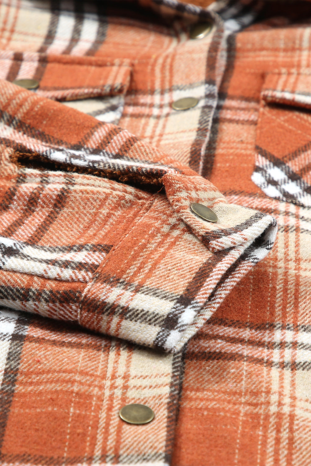 EB | Gepunktete Jacke mit Kapuze Weiches Plüschfutter Perfekt für Kalte Tage