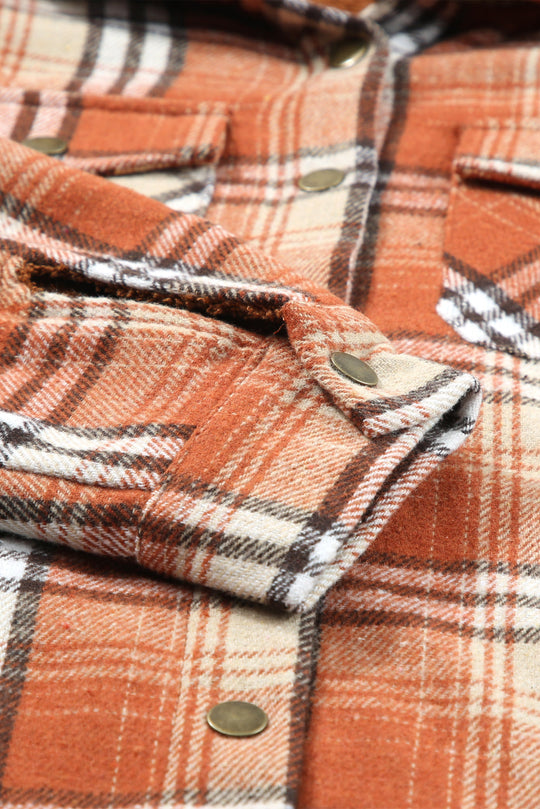 EB | Gepunktete Jacke mit Kapuze Weiches Plüschfutter Perfekt für Kalte Tage
