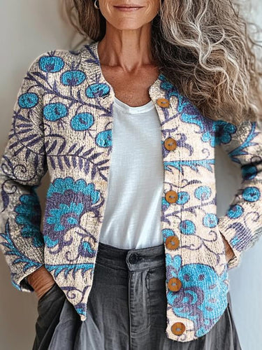 EB | Blumenmuster Jacke