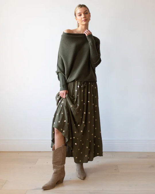 EB | Asymmetrisch Drapierter Pullover