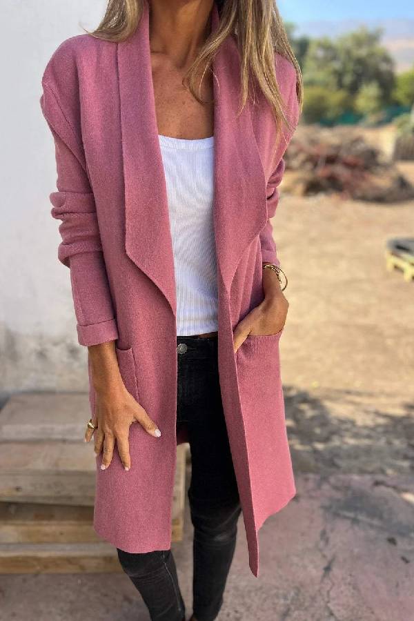 EB | mittellanger Cardigan-Jacke