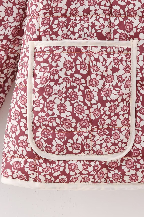 EB | Print Dünne Tasche Cardigan Jacke