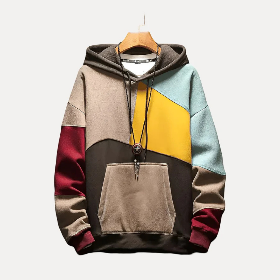 EB | Herren Hoodie mit Strick- & Druckdesign