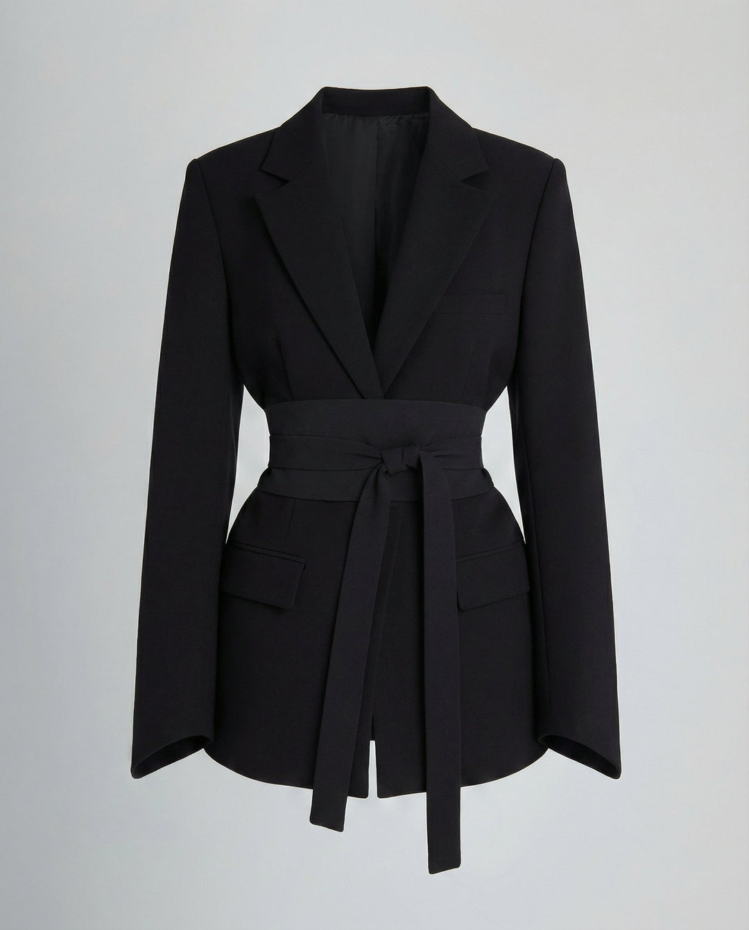 Taillierter Gürtel Blazer Damen | EB
