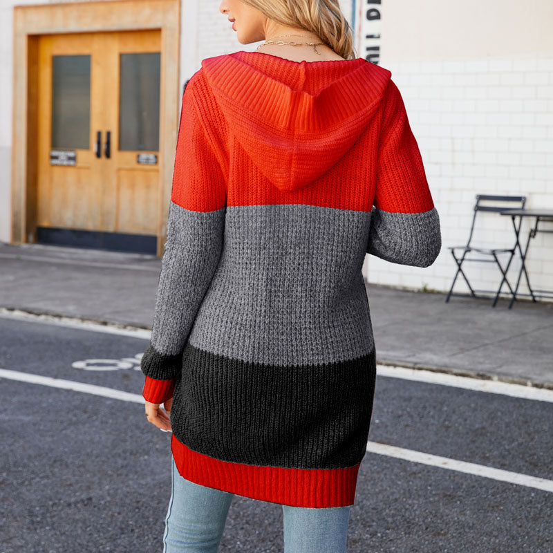 EB | Farbblock Strickjacke