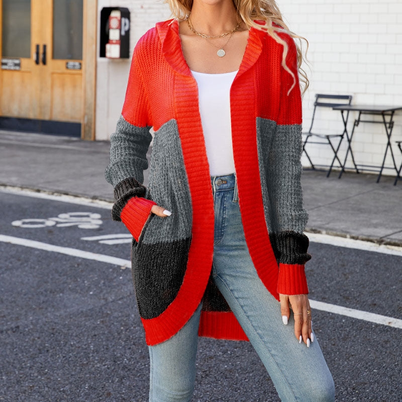 EB | Farbblock Strickjacke