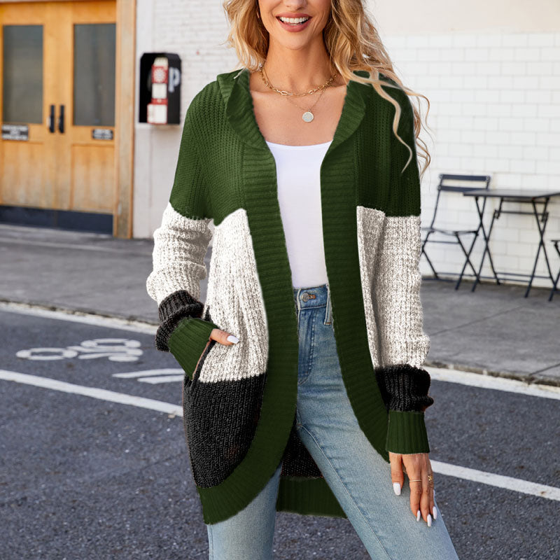 EB | Farbblock Strickjacke