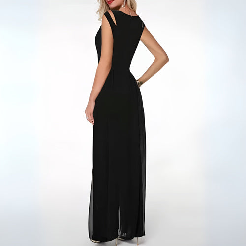 EB | Jumpsuit - Chiffon - Ohne Ärmel - Eleganter Stil für Besondere Anlässe