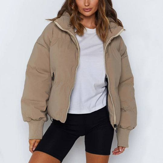 EB | Kurze Pufferjacke mit Reißverschluss - Reißverschluss