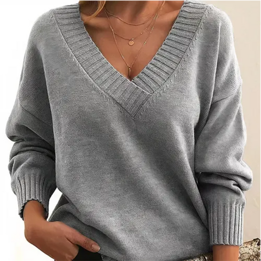 EB | Pullover Winter V-Ausschnitt für Frauen