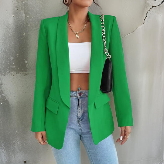 EB | Stylischer Damenblazer Aus Polyester-Baumwolle