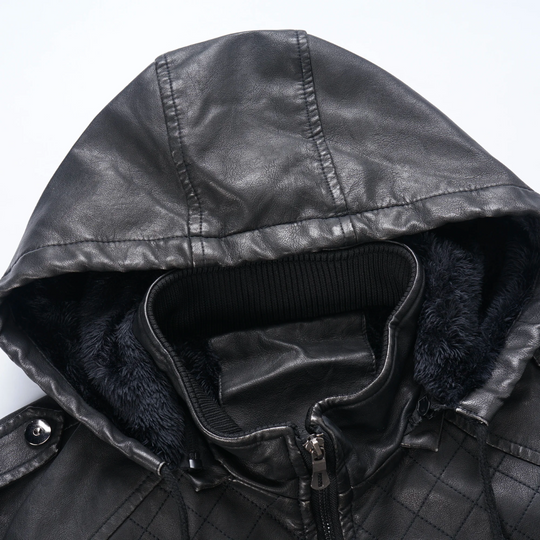 EB | Hooded Lederjacke