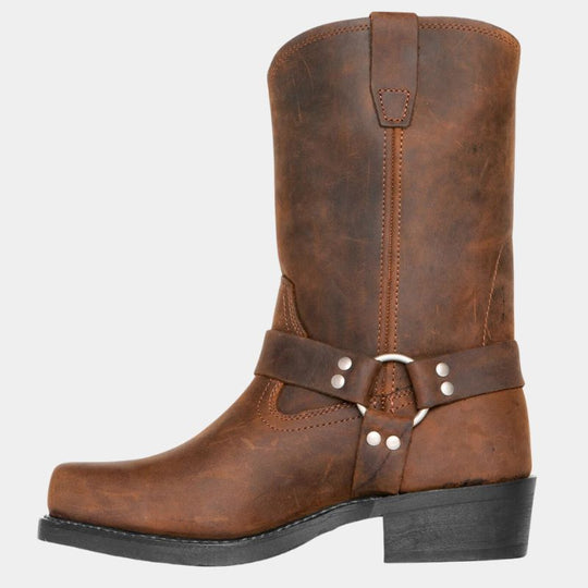 EB | Robuste Cowboystiefel Vintage-Look für Abenteuer
