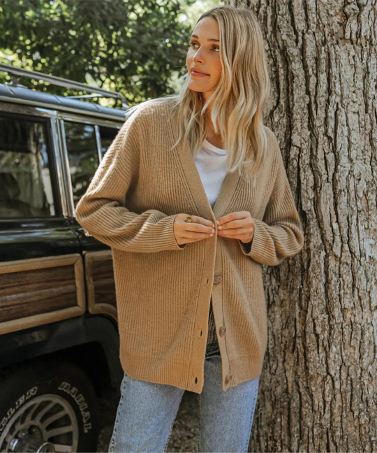 EB | V-Ausschnitt-Cardigan für Frauen