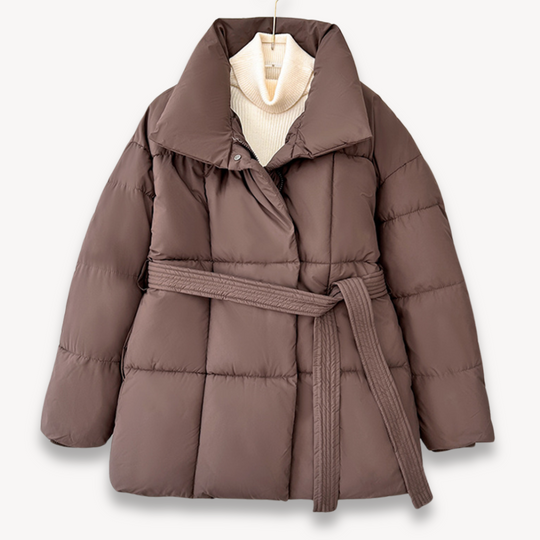 EB | Gurtelter Stepp-Pufferjacke für Frauen