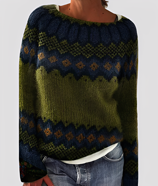 EB | Damen-Wollpullover, elegant und locker geschnitten