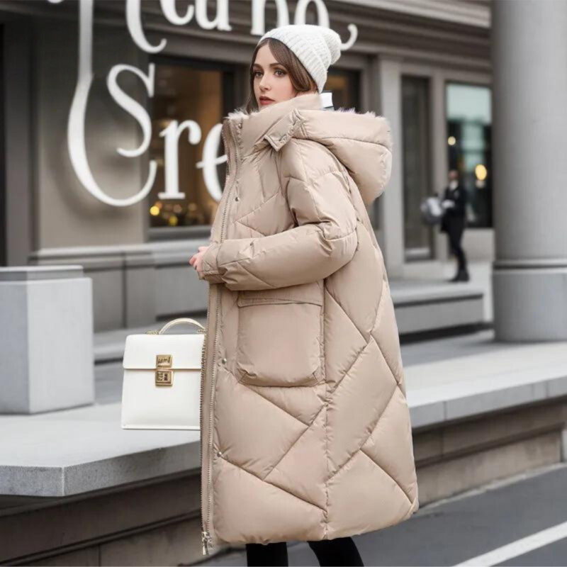 EB | Lange Jacke für Frauen Winter Warm