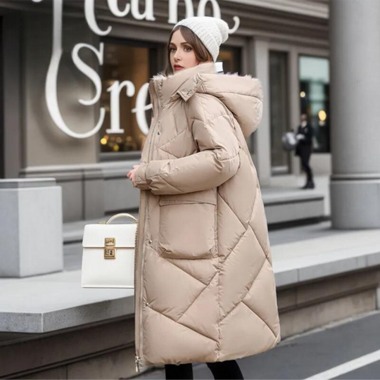 EB | Lange Jacke für Frauen Winter Warm