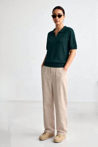 EB | Bequeme Damen Polo mit Kurzen Ärmeln