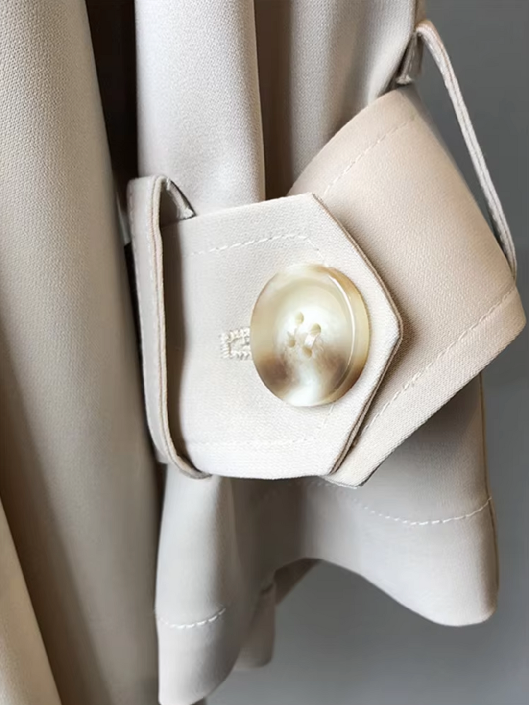 EB | Damen Langer Wasserdichter Trenchcoat Lässig
