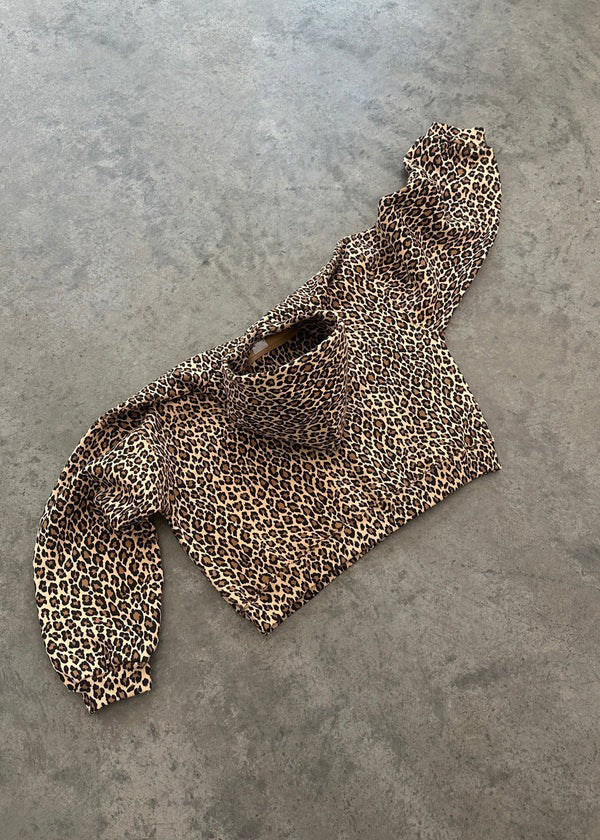 EB | Leopardenmuster Hoodie und Jogginghose Set für Damen