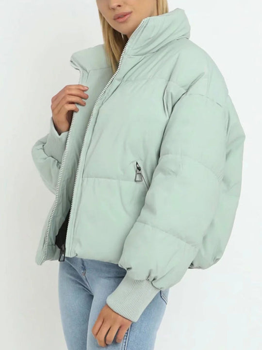 EB | Kurze Pufferjacke mit Reißverschluss - Reißverschluss