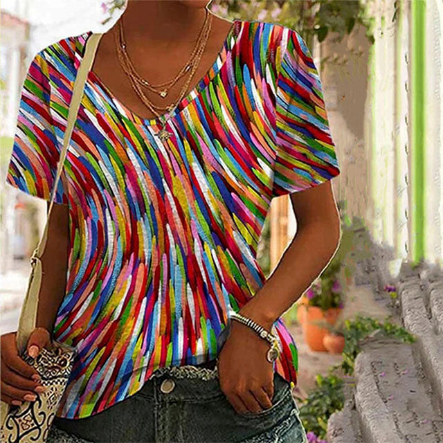 EB | Lässig Bunt T-shirt