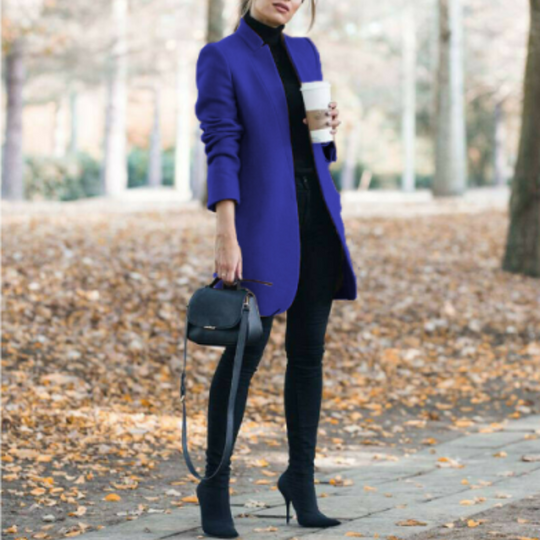 EB | Damen Stehkragen Mantel - Winter