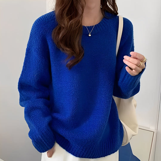 EB | Damen Oversize-Pullover mit Schlichtem Look