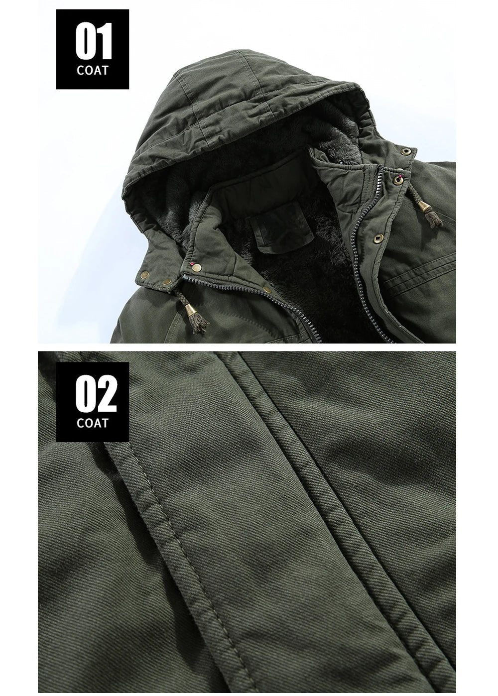 EB | Herren Parka Fleece