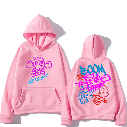 EB | Arcane Jinx Cartoon Langarm-Hoodie