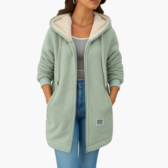 EB | Fleecejacke mit Kapuze - Modischer Komfort für Freizeit & Alltag