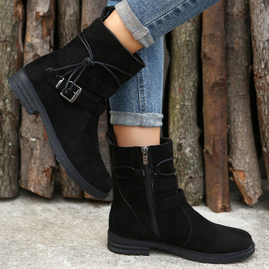 Vintage Schnalle Stiefeletten EB