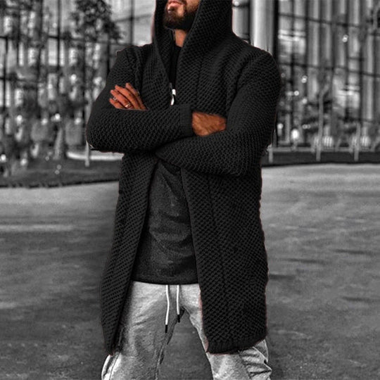 EB | Strickjacke mit Kapuze für Männer