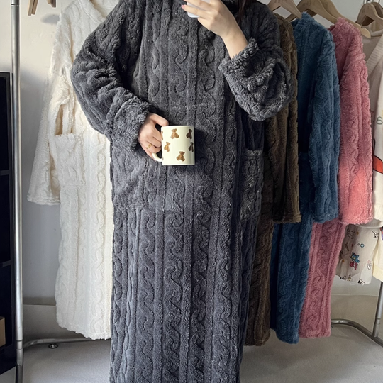EB | Winter korallen Samt-Homewear