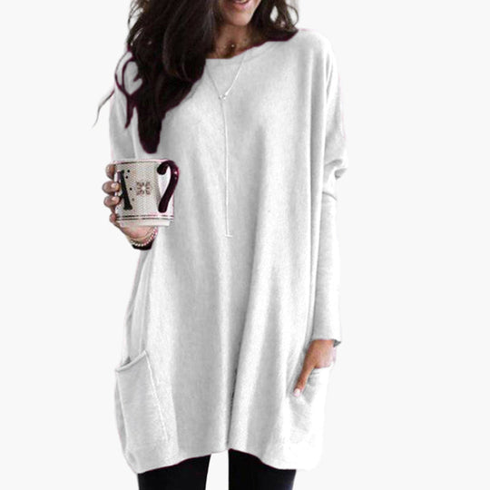 EB | Langpullover Im Oversize-Stil - Bequemer Casual-Look für Herbst und Winter