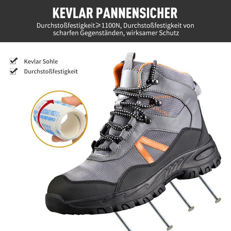 Anti-Smash und Anti-Durchstich High-Top Flugsicherheitsschuhe aus atmungsaktivem Gewebe EB