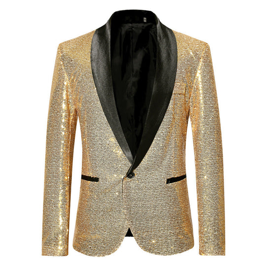 EB | Stilvoller Pailletten-Blazer für Herren