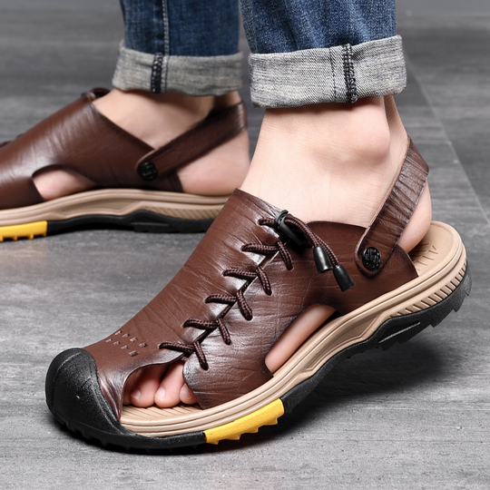 Robuste Ledersandalen für Männer EB