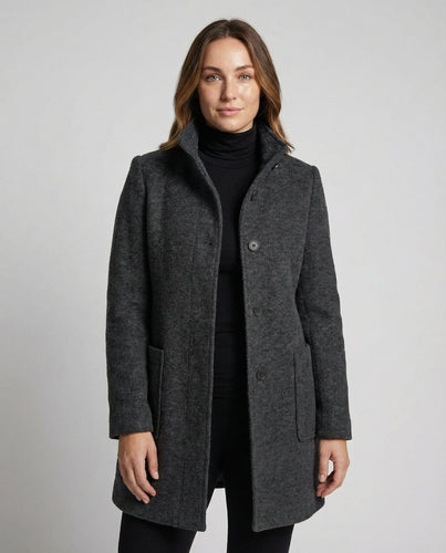 Eleganter Vintage Wollmantel Damen | EB