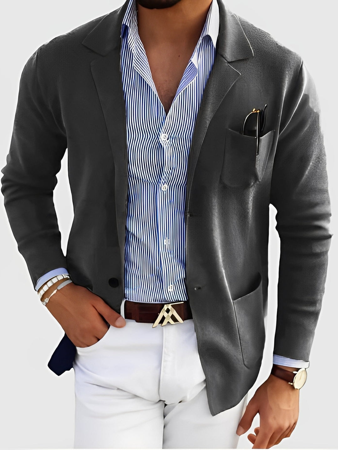 EB | Eleganter Blazer mit Taschen für Männer