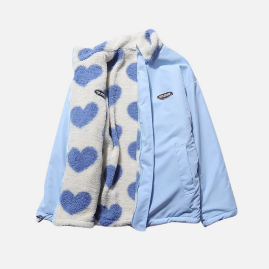 EB | Damen Winter Puffer Jacke - Reißverschluss
